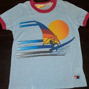 KIDS AVIATOR NATION RINGER TEE